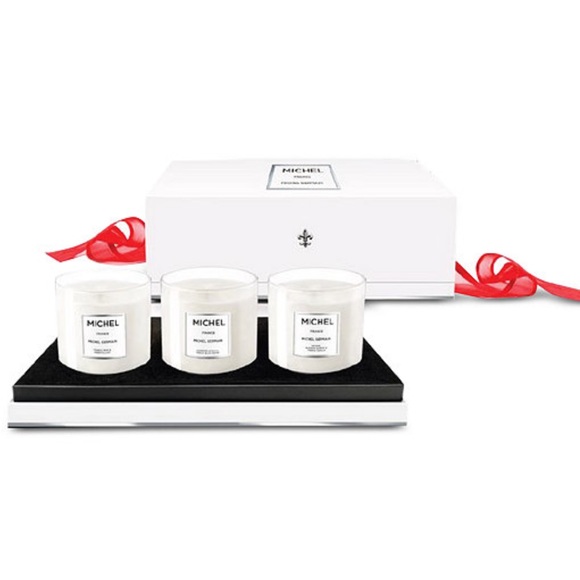 Michel Germain Scented France Soy Candle Set Of 3 New In Sealed Box 3oz/140g ea - Picture 2 of 8